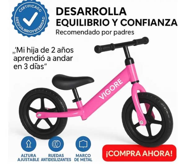 Bici sin pedal